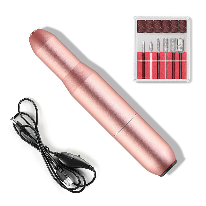 Professional Electric Nail Drill - 3-Speed Adjustable USB Charging Mill Cutter
