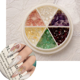 Complete Nail Decor Set - 16 Varieties of Pearls, Shells & Metal Accents