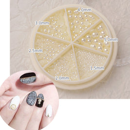 Complete Nail Decor Set - 16 Varieties of Pearls, Shells & Metal Accents