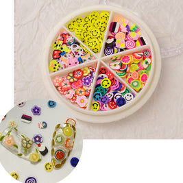Complete Nail Decor Set - 16 Varieties of Pearls, Shells & Metal Accents