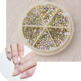 Complete Nail Decor Set - 16 Varieties of Pearls, Shells & Metal Accents
