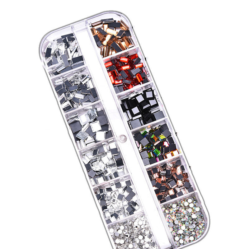 Trendy Nail Decorations - AB Color & Mineral Mixes