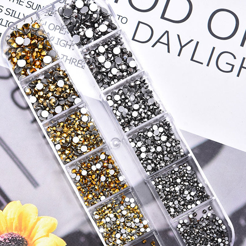 Trendy Nail Decorations - AB Color & Mineral Mixes