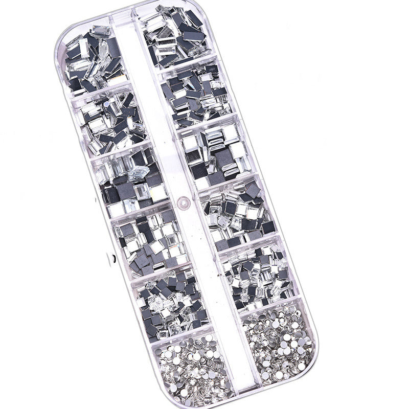 Trendy Nail Decorations - AB Color & Mineral Mixes
