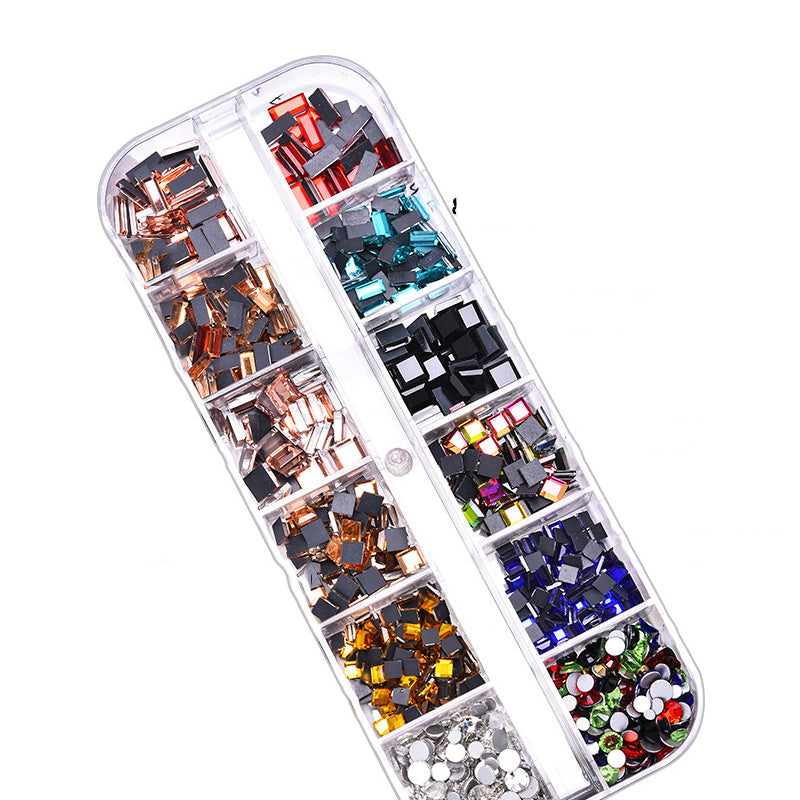 Trendy Nail Decorations - AB Color & Mineral Mixes
