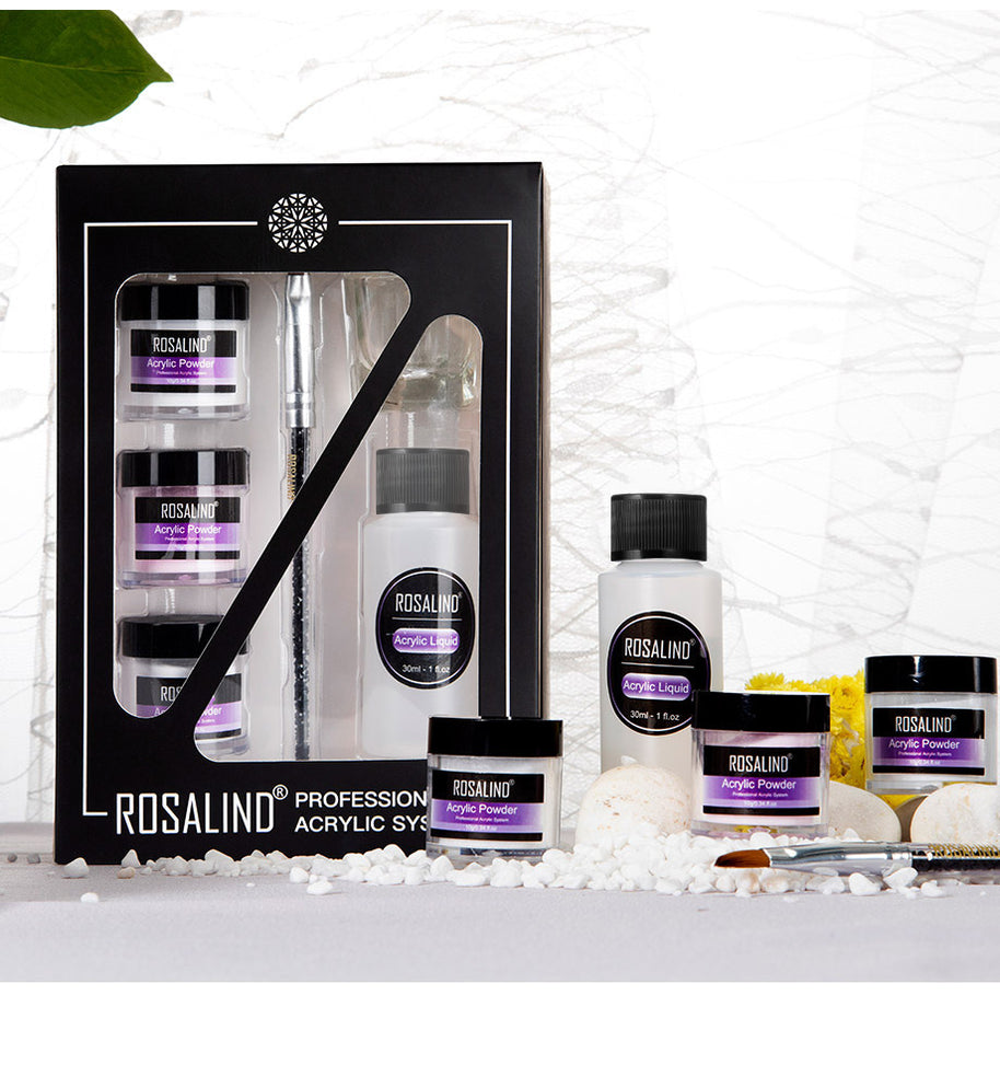 Professional Acrylic Nail Kit - Complete Extension & Carving Set