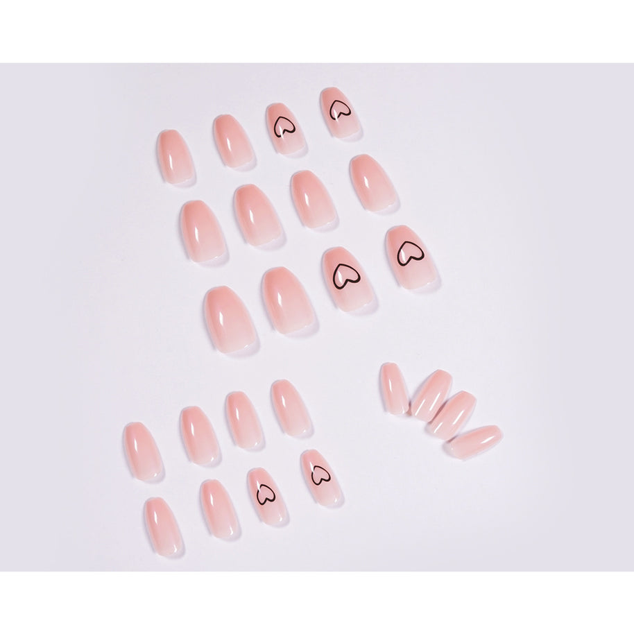 Finished Nail Patches - Romantic Love Pattern Design
