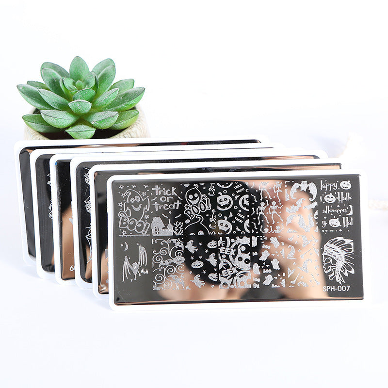 Professional Nail Stamping Plates for Christmas and Halloween Nail Designs