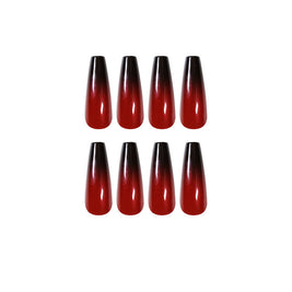 Gradient Press On Nails - Elegant Ballet Length 24PC