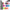 Multicolor Nail Art Pens - 5pc 3-in-1 Polish & Glue Set