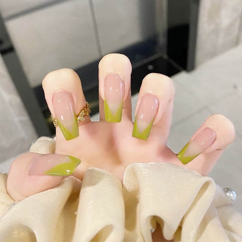 Almond Shape Press On Nails - 24pc Matte Frosted Nail Tips