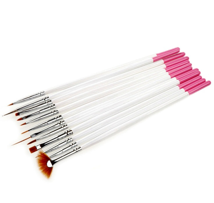 Complete Nail Art Pen Collection - 12 Specialty Brushes for All Nail Techniques