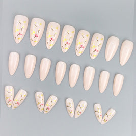 Gold Foil Nail Art - Starry Sky Retro Press-On Set