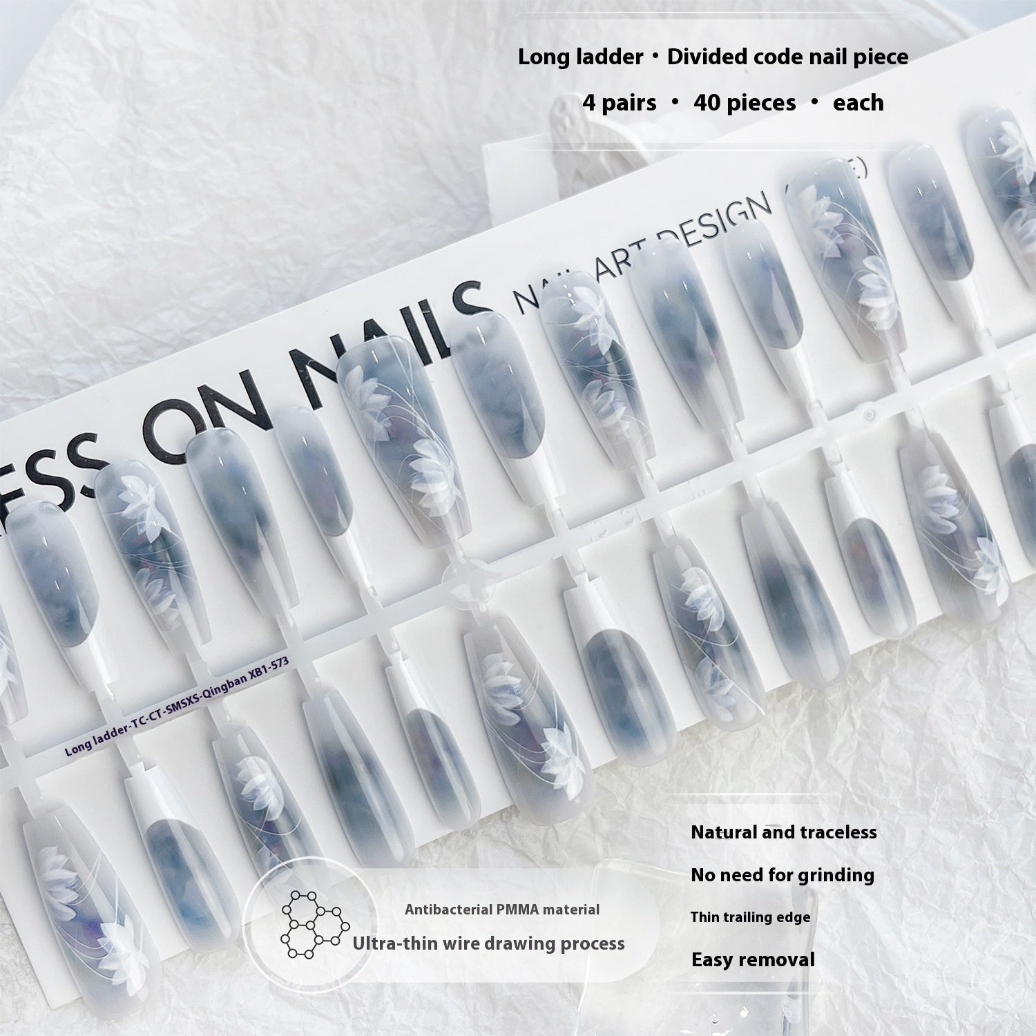 New Chinese Nail Art - Blush Blooming Manicure