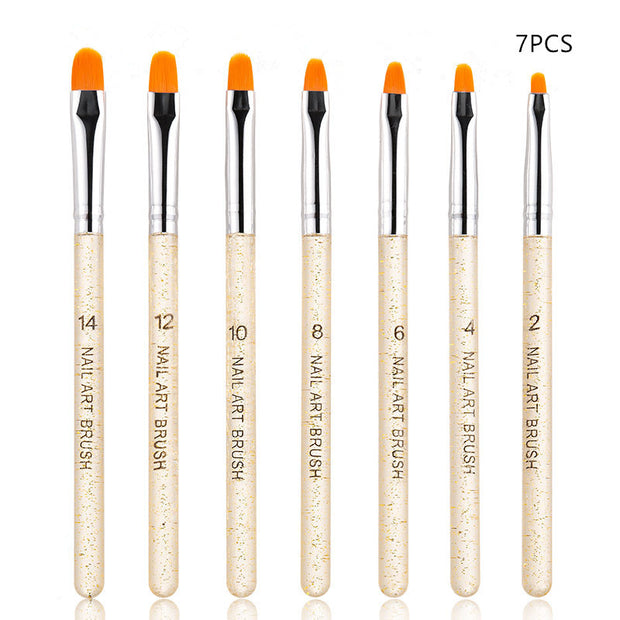 Complete Phototherapy Nail Brush Collection - 7 Different Sized Pens