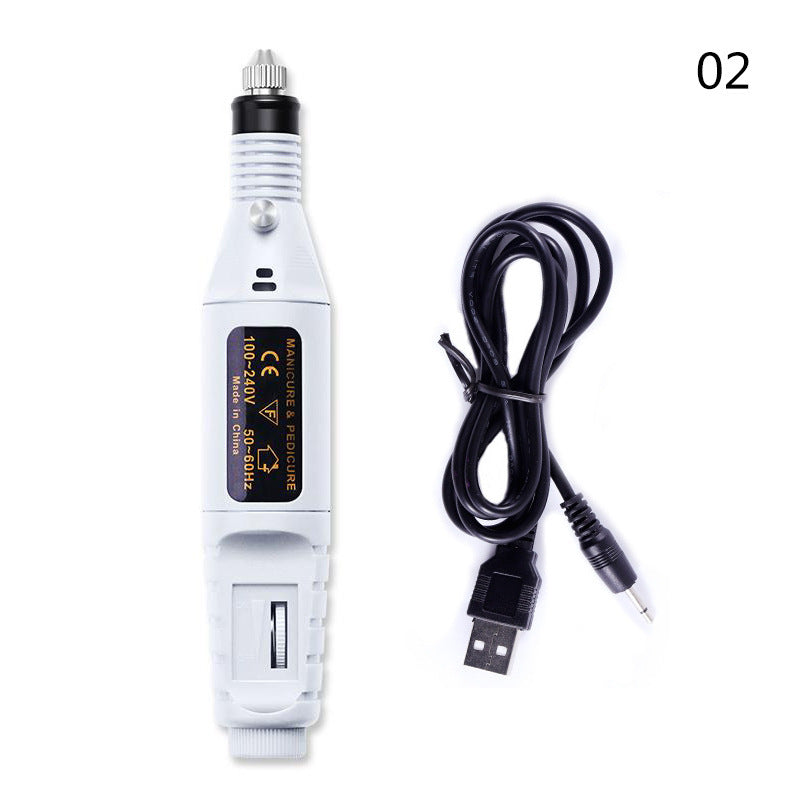 Professional Electric Nail Drill - 3-Speed Adjustable USB Charging Mill Cutter