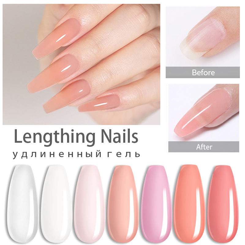 Nail Extension Gel Kit - 15ml Professional Set with Tools