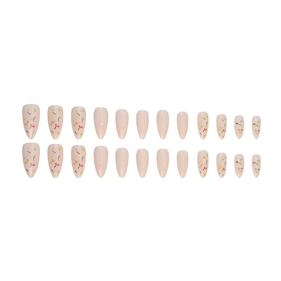 Gold Foil Nail Art - Starry Sky Retro Press-On Set