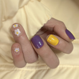 Almond Wear Nails - Simple Glossy Fake Nail Tips