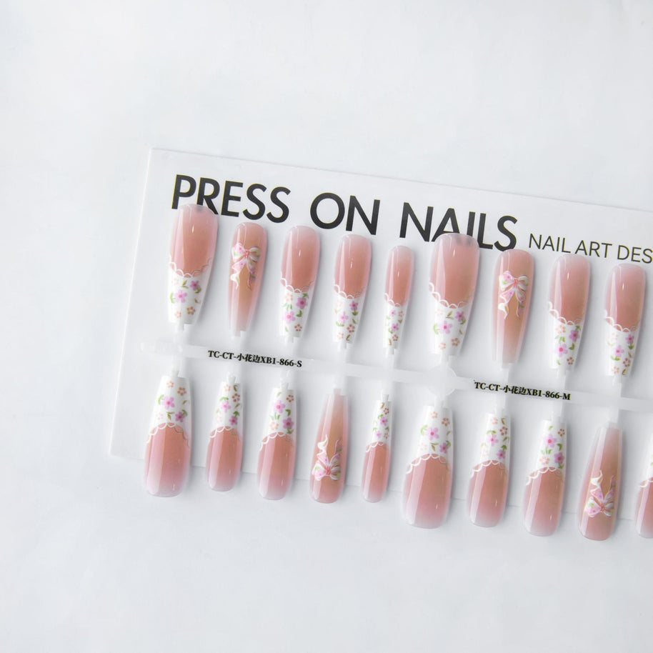 Affordable Luxury Nails - Sweet & Cool Floral Style