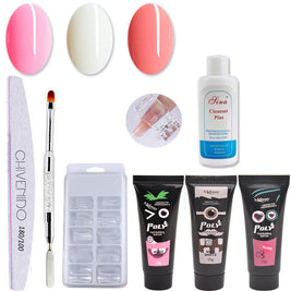 Solid Nail Extension Glue Set - 15ml Phototherapy Gel