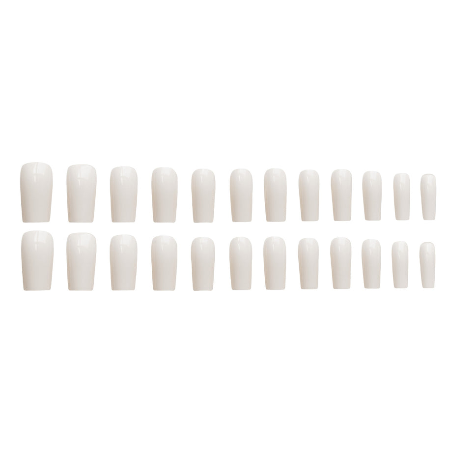 Ballerina False Nails - 24pc Beige Press On Nails Kit