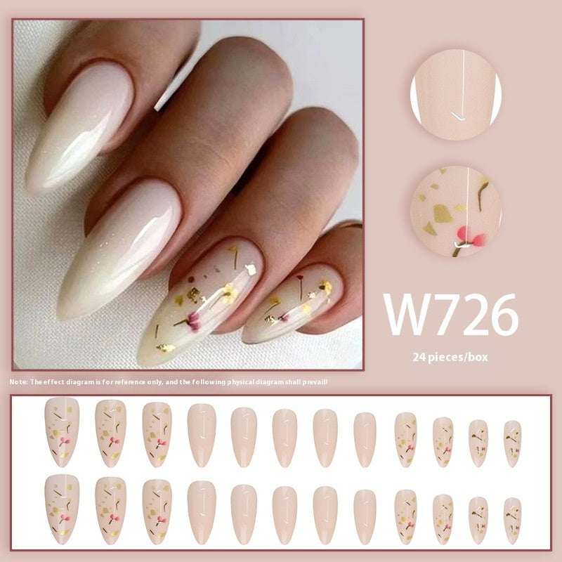 Gold Foil Nail Art - Starry Sky Retro Press-On Set