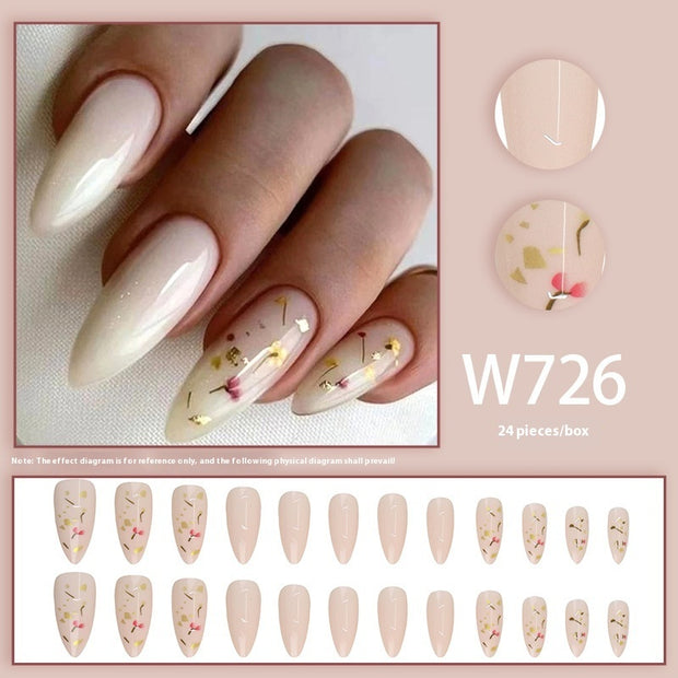 Gold Foil Nail Art - Starry Sky Retro Press-On Set