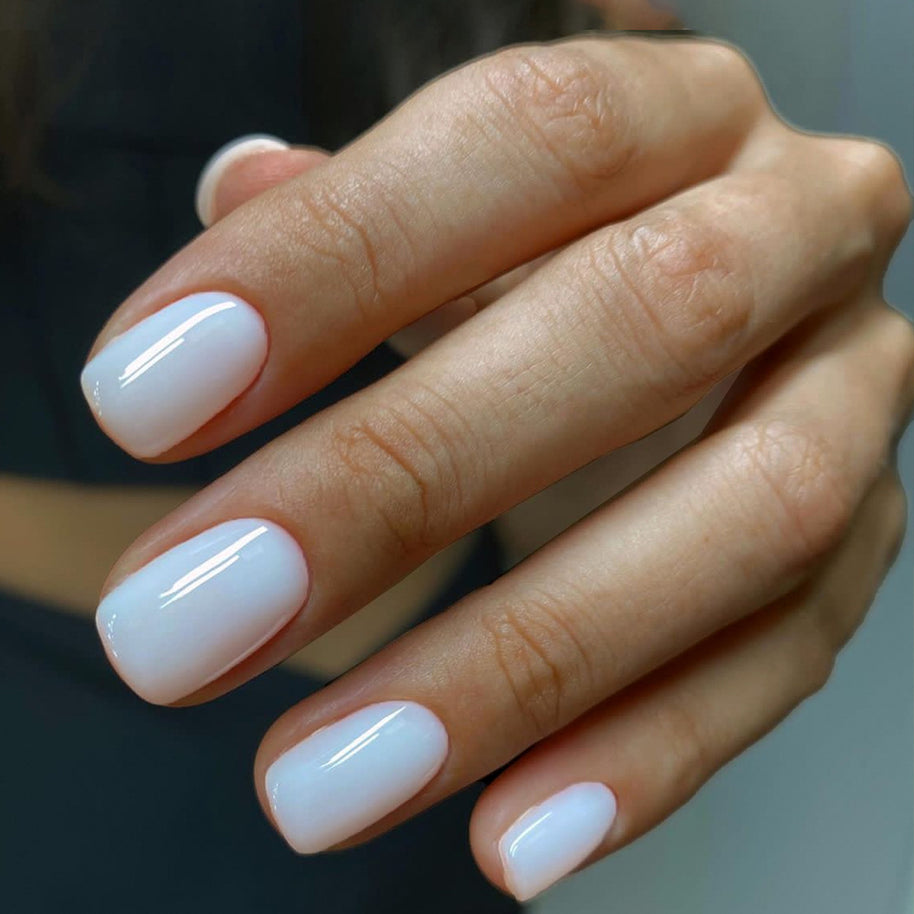 Short Square Solid Color Press On Nails - Simple Wearable Nail Armor Set
