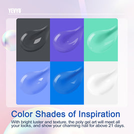 Polygel Nail Starter Kit - UV Lamp & All Essentials Included