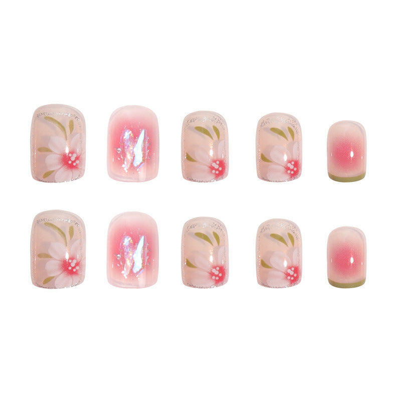DIY Camellia Nail Decor - Glue or Jelly Glue Application