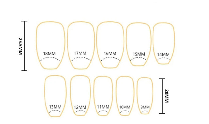 French White Edge Nails - Starry Sky Design