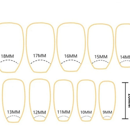 French White Edge Nails - Starry Sky Design
