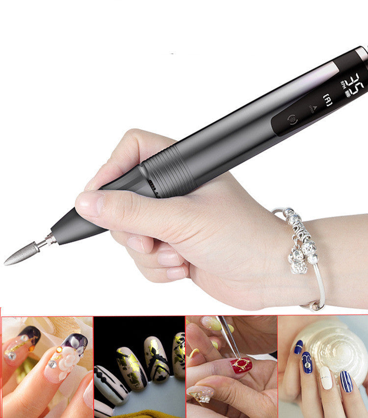 Compact USB Nail Polisher - 15W Power with Charging Base Included