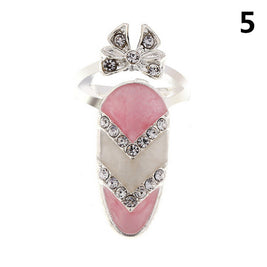 Diamond Nail Covers – Alloy, Silver & Gold European & American Style