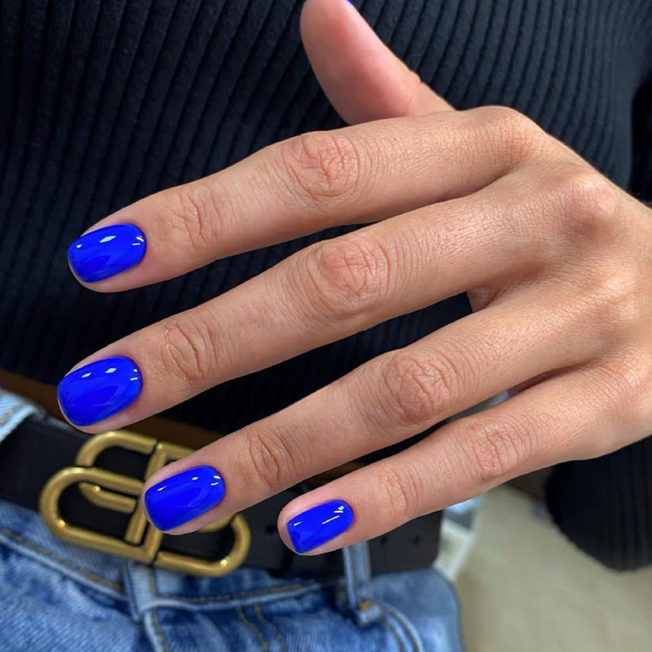 Short Square Solid Color Press On Nails - Simple Wearable Nail Armor Set