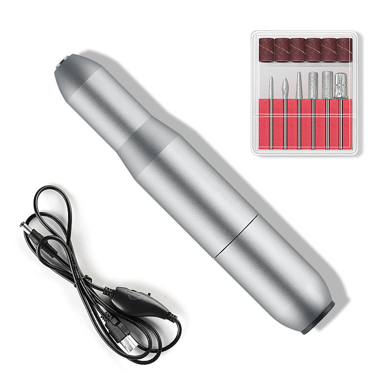 Professional Electric Nail Drill - 3-Speed Adjustable USB Charging Mill Cutter