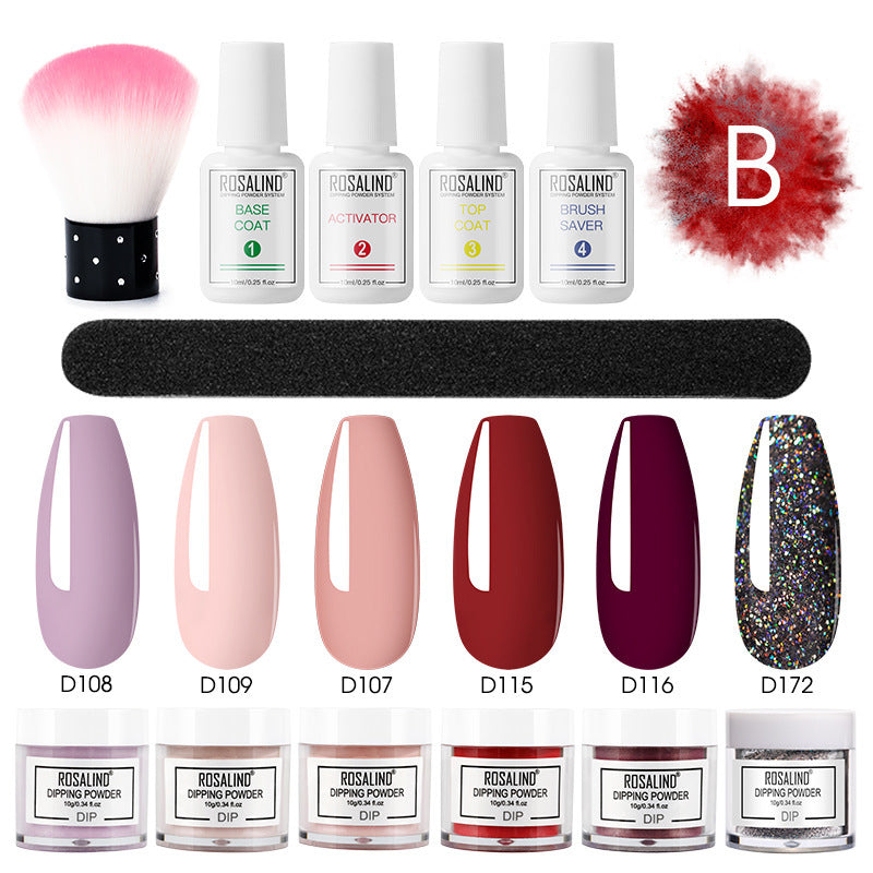 Professional Nail Beauty Set - Salon-Quality Dip System