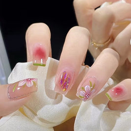 DIY Camellia Nail Decor - Glue or Jelly Glue Application