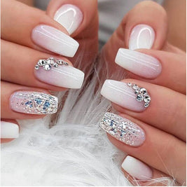 Wearable Fake Nails - Elegant Ballet Manicure