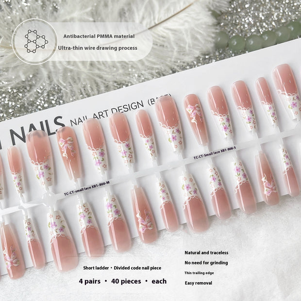 Affordable Luxury Nails - Sweet & Cool Floral Style
