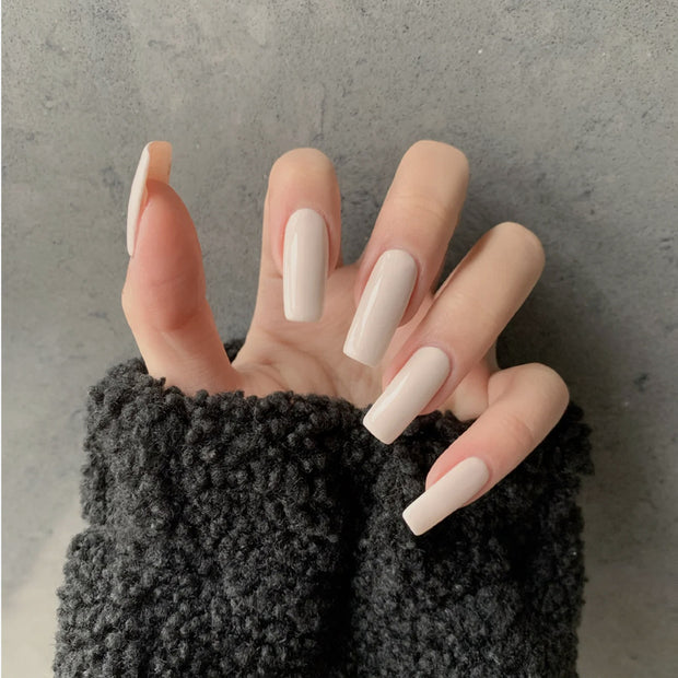 Ballerina False Nails - 24pc Beige Press On Nails Kit
