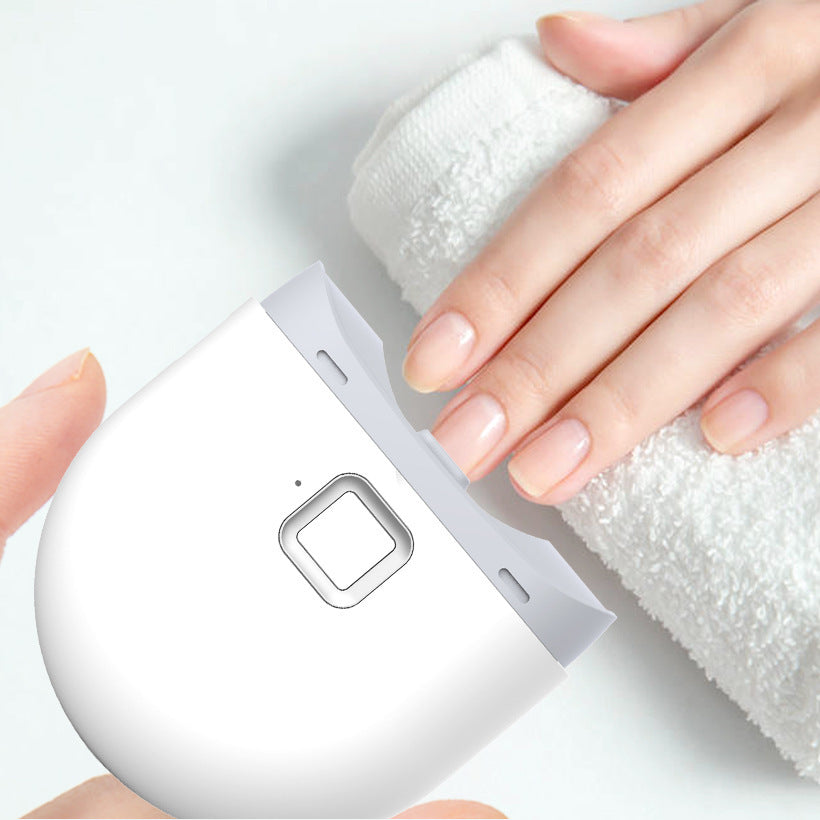 Compact Electric Nail Clipper – 63mm Smart Trimmer with 300mAh Capacity

