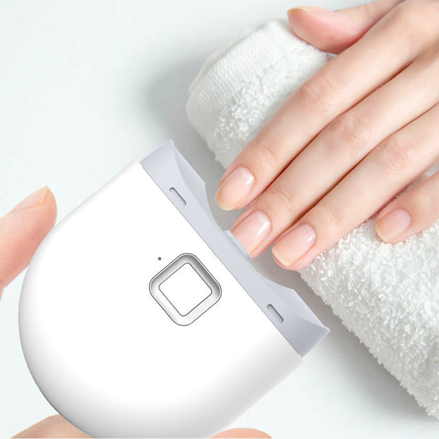 Compact Electric Nail Clipper – 63mm Smart Trimmer with 300mAh Capacity
