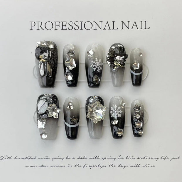 Ladies Press-On Nails - Complete Nail Patch Set
