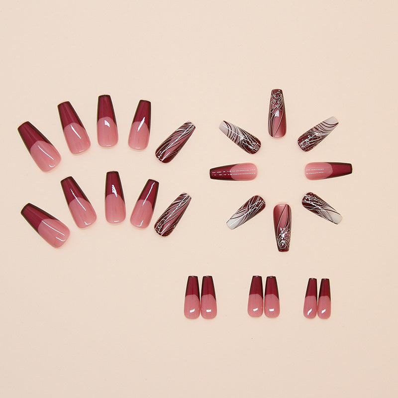 Wear Armor Nail Tips - Classic Line Design for Ladies