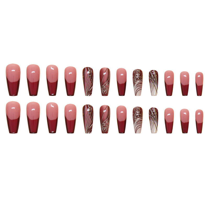 Wear Armor Nail Tips - Classic Line Design for Ladies