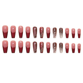Wear Armor Nail Tips - Classic Line Design for Ladies
