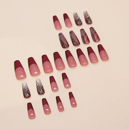 Wear Armor Nail Tips - Classic Line Design for Ladies