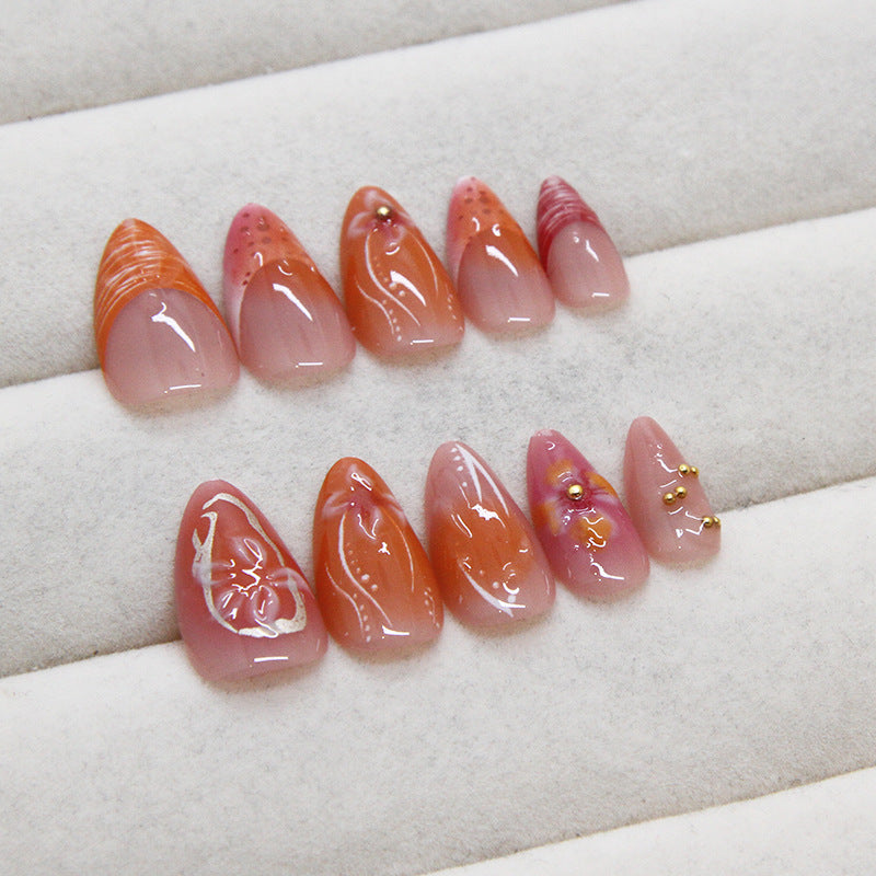 Wearable Nail Art - 3D Floral Manicure Kit